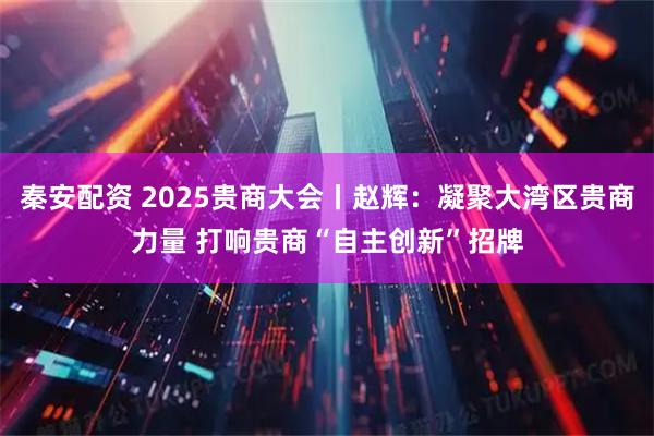 秦安配资 2025贵商大会丨赵辉：凝聚大湾区贵商力量 打响贵商“自主创新”招牌