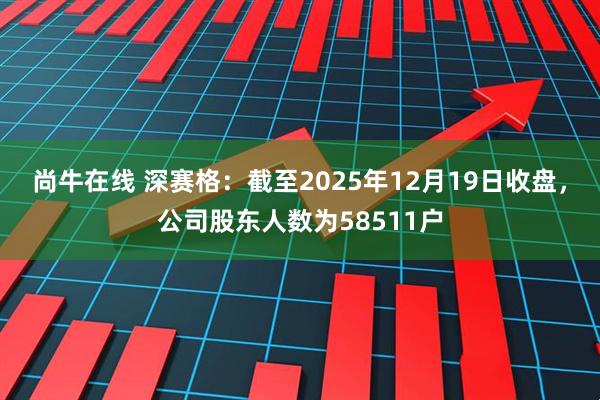 尚牛在线 深赛格：截至2025年12月19日收盘，公司股东人数为58511户